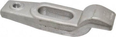 Jergens - 8" OAL x 2-1/8" Overall Width x 2-1/16" Overall Height, Gooseneck Clamp - Grade C-1030/C-1035 Forged Steel, 9/16" Nose Height x 1-1/2" Nose Width, 1-5/8" Slot Len x 13/16" Slot Width, 1-1/4" Neck Len - Exact Tool & Supply