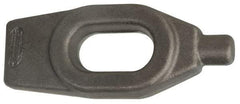 Gibraltar - 13/16" Stud, 2-9/16" Travel, Finger Clamp - 8" Long x 1-1/8" High x 2-1/8" Wide, Grade ASTM A521 & Class CA Forged Steel, 3/4" Diam - Exact Tool & Supply