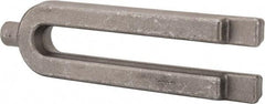 Jergens - 3-1/4" Wide x 1-3/8" High, Forged Steel, U Shaped Strap Clamp - 1" Stud, 9-1/8" Travel, 12" OAL, 1-1/16" Slot Width - Exact Tool & Supply