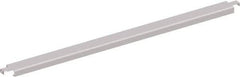 Interlake Mecalux - 3" Wide, 1-5/8" High, Open Shelving Double Flanged Crossbar - 36" Long, Use with Interlake Pallet Rack - Exact Tool & Supply