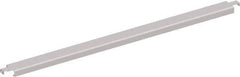 Interlake Mecalux - 3" Wide, 1-5/8" High, Open Shelving Double Flanged Crossbar - 42" Long, Use with Interlake Pallet Rack - Exact Tool & Supply