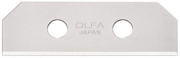 Olfa - 10 Piece Steel Safety Blade - 2-1/8" OAL - Exact Tool & Supply