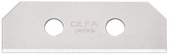 Olfa - 10 Piece Steel Safety Blade - 2-1/8" OAL - Exact Tool & Supply