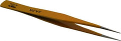 Aven - 5" OAL AA-SA Color Coded Precision Tweezers - Stainless Steel, AA-SA Pattern - Exact Tool & Supply