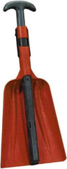 Remco - 12-3/8" High Square Plastic Shovel - 31" Long D-Grip Handle - Exact Tool & Supply