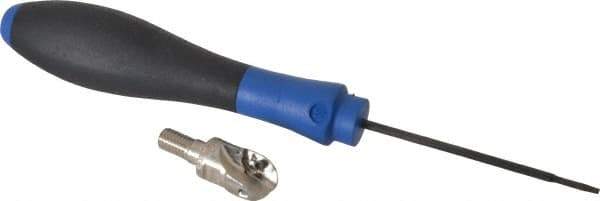 Seco - 1/2" Cut Diam, 0.43" Max Depth of Cut, 0.78" OAL, Indexable Ball Nose End Mill - M06 Modular Connection, R218.20 Toolholder, 218.20-0.250.R Insert - Exact Tool & Supply