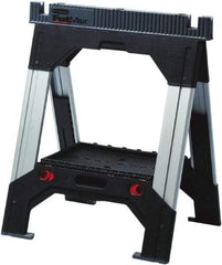 Stanley - Adjustable Sawhorse - 2" Long x 27.45" Wide x 33" High - Exact Tool & Supply