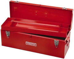 Proto - 1 Compartment 1 Tray Tool Box - 26" Wide x 9-1/2" Deep x 8-1/2" High, Steel, Red - Exact Tool & Supply