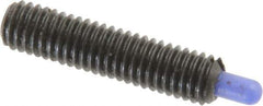 Jergens - M6 x 1.0, 25mm Thread Length, 5mm Plunger Projection, Steel Threaded Spring Plunger - 3.02mm Max Plunger Diam, 25mm Plunger Length, 1.35 Kg Init End Force, 5.85 Kg Final End Force, 3mm Hex - Exact Tool & Supply