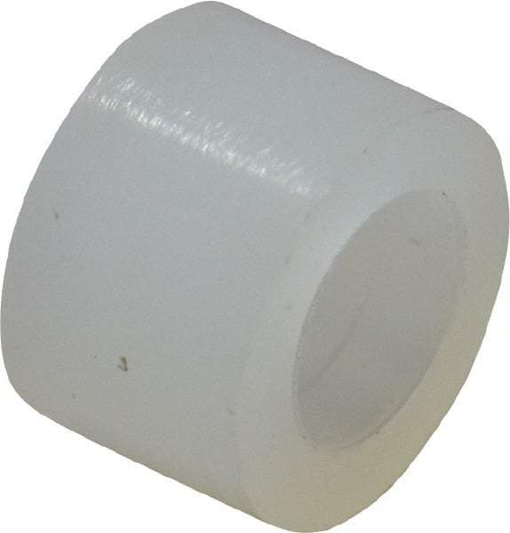 Electro Hardware - 0.116" ID x 3/16" OD, #4 Screw, Grade 101 Nylon Female Unthreaded Circuit Board Spacer - Round Body, Uncoated, 1/8" OAL - Exact Tool & Supply