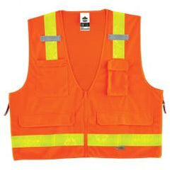 8250ZHG 2/3XL ORANGE HI-GLOSS VEST - Exact Tool & Supply