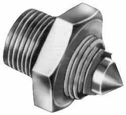 Jergens - 7/8-14 Clamp Cylinder Pressure Point - For Threaded Cylinders, 1/2" Wide - Exact Tool & Supply