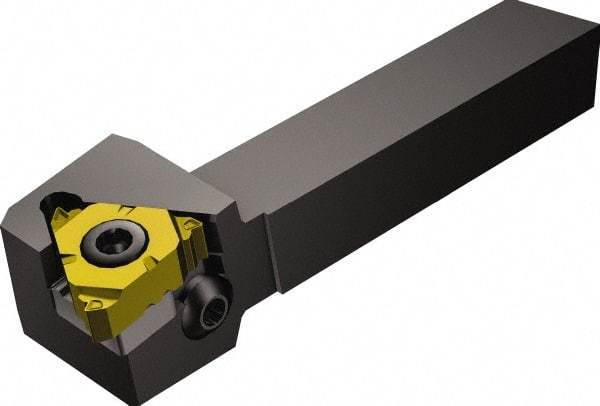 Sandvik Coromant - External Thread, Right Hand Cut, 5/8" Shank Width x 5/8" Shank Height Indexable Threading Toolholder - 5" OAL, 266.RG-16.. Insert Compatibility, 266R/LFA Toolholder, Series CoroThread 266 - Exact Tool & Supply