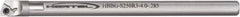 Hertel - 0.26" Min Bore Diam, 6" OAL, 3/16" Shank Diam, HBBG Indexable Boring Bar - 1-7/8" Max Bore Depth, WPGT Insert, Screw Holding Method - Exact Tool & Supply