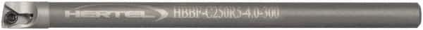 Hertel - 0.3" Min Bore Diam, 4" OAL, 1/4" Shank Diam, HBBF Indexable Boring Bar - 2-1/2" Max Bore Depth, TD.. Insert, Screw Holding Method - Exact Tool & Supply