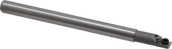 Hertel - 0.18" Min Bore Diam, 2-1/2" OAL, 3/16" Shank Diam, HBBC Indexable Boring Bar - 1/2" Max Bore Depth, CD.. Insert, Screw Holding Method - Exact Tool & Supply