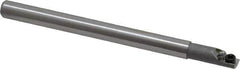 Hertel - 0.18" Min Bore Diam, 2-1/2" OAL, 3/16" Shank Diam, HBBC Indexable Boring Bar - 1/2" Max Bore Depth, CD.. Insert, Screw Holding Method - Exact Tool & Supply