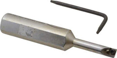 Hertel - 0.23" Min Bore Diam, 2-3/4" OAL, 1/2" Shank Diam, HBBC Indexable Boring Bar - 1" Max Bore Depth, CD.. Insert, Screw Holding Method - Exact Tool & Supply