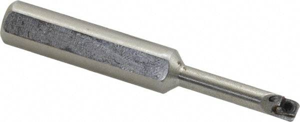 Hertel - 0.208" Min Bore Diam, 2-1/2" OAL, 3/8" Shank Diam, HBBC Indexable Boring Bar - 1" Max Bore Depth, CD.. Insert, Screw Holding Method - Exact Tool & Supply