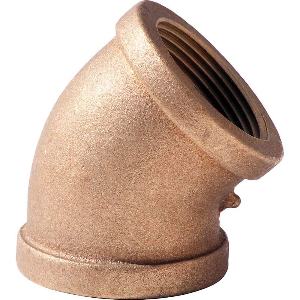 Merit Brass - Brass & Chrome Pipe Fittings Type: 45 Degree Elbow Fitting Size: 2 - Exact Tool & Supply