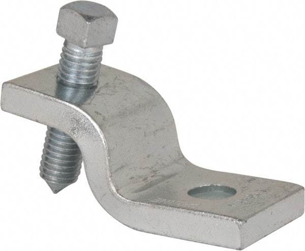 Cooper B-Line - 1" Max Flange Thickness, Strut To Beam Clamp - 600 Lb Capacity, ASTM A1011 Carbon Steel - Exact Tool & Supply