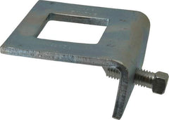Cooper B-Line - 5/8" Max Flange Thickness, Strut To Beam Clamp - 900 Lb Capacity, ASTM A1011 Carbon Steel - Exact Tool & Supply