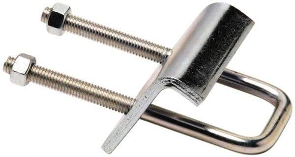 Cooper B-Line - 3/4" Max Flange Thickness, Strut To Beam Clamp - 1,200 Lb Capacity, ASTM A1011 Carbon Steel - Exact Tool & Supply