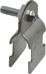 Cooper B-Line - 5/8" Pipe, 16 Gauge, Grade ASTM A1011," Pipe or Conduit Clamp - Zinc Plated, 400 Lb Capacity, All Conduit - Exact Tool & Supply