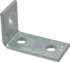 Cooper B-Line - Zinc Plated Carbon Steel 90° Strut Fitting - 1/2" Bolt, 3 Holes, Used with Cooper B Line Channel & Strut (All Sizes Except B62 & B72) - Exact Tool & Supply