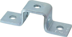 Cooper B-Line - Zinc Plated Carbon Steel Bracket Strut Fitting - 1/2" Bolt, 5 Holes, Used with Cooper B Line Channel & Strut (All Sizes Except B62 & B72) - Exact Tool & Supply