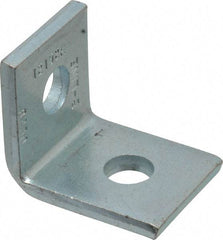 Cooper B-Line - Zinc Plated Carbon Steel 90° Corner Strut Fitting - 1/2" Bolt, 2 Holes, Used with Cooper B Line Channel & Strut (All Sizes Except B62 & B72) - Exact Tool & Supply