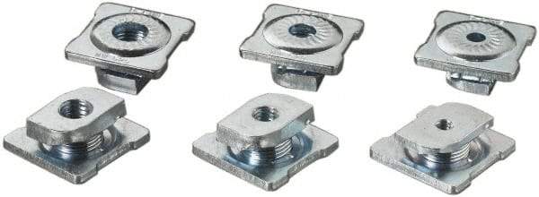 Cooper B-Line - Zinc Plated Carbon Steel Combo Strut Nut Washer - 1500 Lb Capacity, 0.5" Bolt, 1 Hole, Used with Cooper B Line Channel & Strut (All Sizes Except B62 & B72) - Exact Tool & Supply