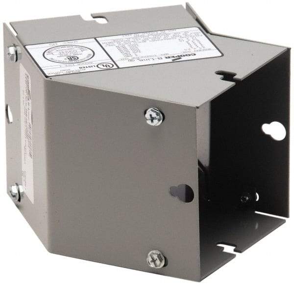 Cooper B-Line - 4 Inch Wide x 4 Inch High, Raceway Elbow End - 45°, Gray, For Use with Lay In Wireways, Type 1 Screw Cover Wireway - Exact Tool & Supply