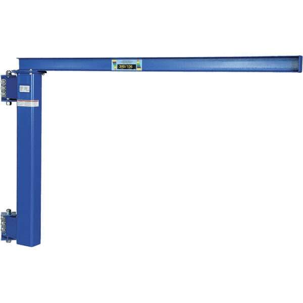 Vestil - 300 Lb Load Capacity, Steel Jib Crane - 8' Span - Exact Tool & Supply