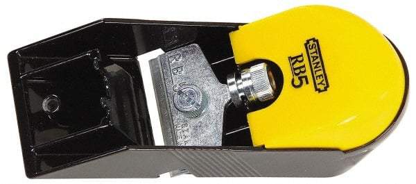 Stanley - 6" OAL, 2" Blade Width, Block/Bullnose Plane - High Carbon Steel Blade, Steel Body - Exact Tool & Supply
