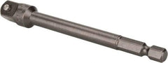 Proto - 3/8" Square Size Hex to Square Adapter - 1/4" Hex Drive, 4" OAL - Exact Tool & Supply