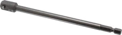 Proto - 3/8" Square Size Hex to Square Adapter - 1/4" Hex Drive, 6" OAL - Exact Tool & Supply