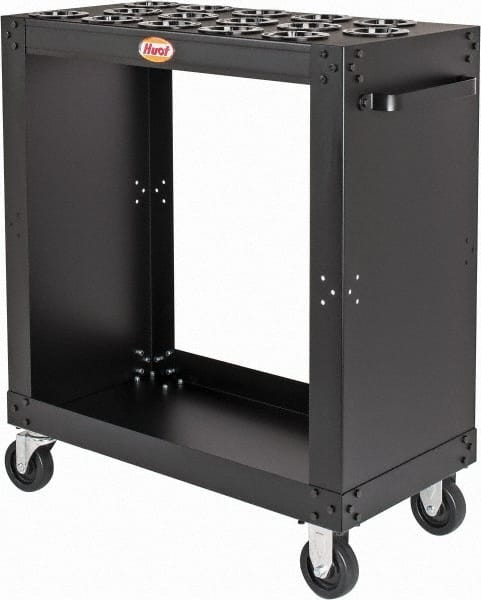 Huot - 15 Tool Capacity, 50 Taper Size SpeedyScoot CNC Tool Cart - Exact Tool & Supply