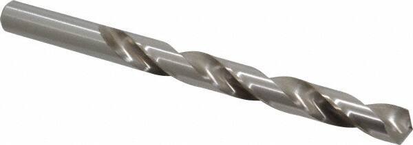 Cleveland - 29/64" 135° High Speed Steel Jobber Drill - Bright Finish, Right Hand Cut, Spiral Flute, Straight Shank, 5-5/8" OAL, Split Point - Exact Tool & Supply