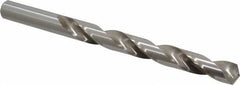 Cleveland - 29/64" 135° High Speed Steel Jobber Drill - Bright Finish, Right Hand Cut, Spiral Flute, Straight Shank, 5-5/8" OAL, Split Point - Exact Tool & Supply