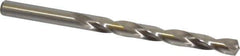 Cleveland - Letter J 135° High Speed Steel Jobber Drill - Bright Finish, Right Hand Cut, Spiral Flute, Straight Shank, 4-1/8" OAL, Split Point - Exact Tool & Supply