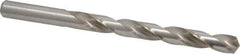 Cleveland - Letter V 135° High Speed Steel Jobber Drill - Bright Finish, Right Hand Cut, Spiral Flute, Straight Shank, 5" OAL, Split Point - Exact Tool & Supply