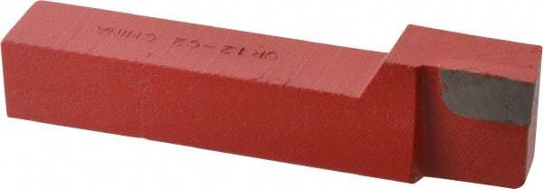 Interstate - 3/4 x 3/4" Shank, Offset Side Cutting Single Point Tool Bit - GR-12, Grade C2 - Exact Tool & Supply