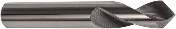 Precision Twist Drill - 1/8" Body Diam, 90°, 2" OAL, Solid Carbide Spotting Drill - Exact Tool & Supply