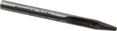 Made in USA - 5/64" Hollow Punch - 4" OAL, Steel - Exact Tool & Supply