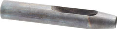 Made in USA - 7/16" Hollow Punch - 4" OAL, Steel - Exact Tool & Supply