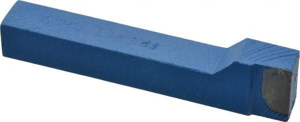 Interstate - 1/2 x 1/2" Shank, Offset End Cutting Single Point Tool Bit - FR-8, Grade C6 - Exact Tool & Supply