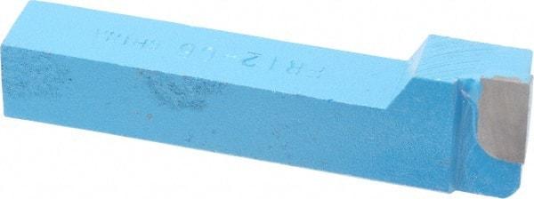 Interstate - 3/4 x 3/4" Shank, Offset End Cutting Single Point Tool Bit - FR-12, Grade C6 - Exact Tool & Supply