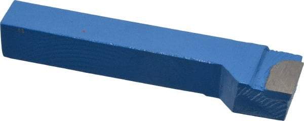 Interstate - 1/2 x 1/2" Shank, Offset End Cutting Single Point Tool Bit - FL-8, Grade C6 - Exact Tool & Supply