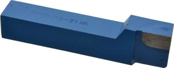 Interstate - 3/4 x 3/4" Shank, Offset Side Cutting Single Point Tool Bit - GR-12, Grade C6 - Exact Tool & Supply